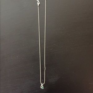 May birthstone Mickey Mouse necklace